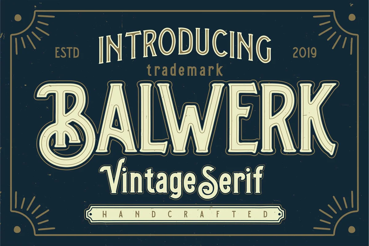 Balwerk Vintage Serif Font