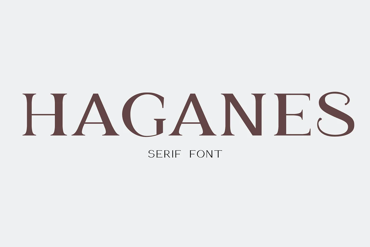 Haganes Serif Font