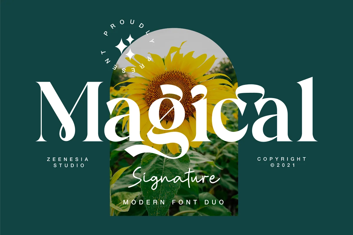 Magical Signature Modern Font