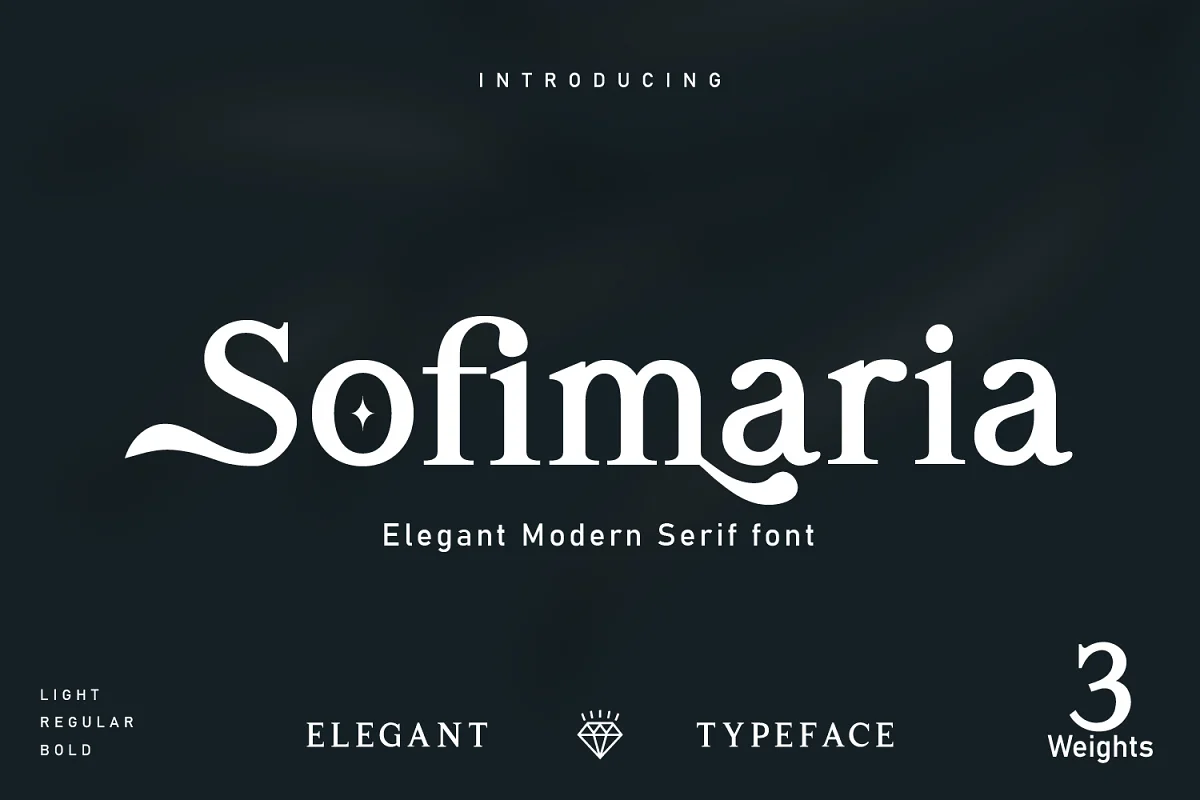 Sofimaria Elegant Modern Serif Font