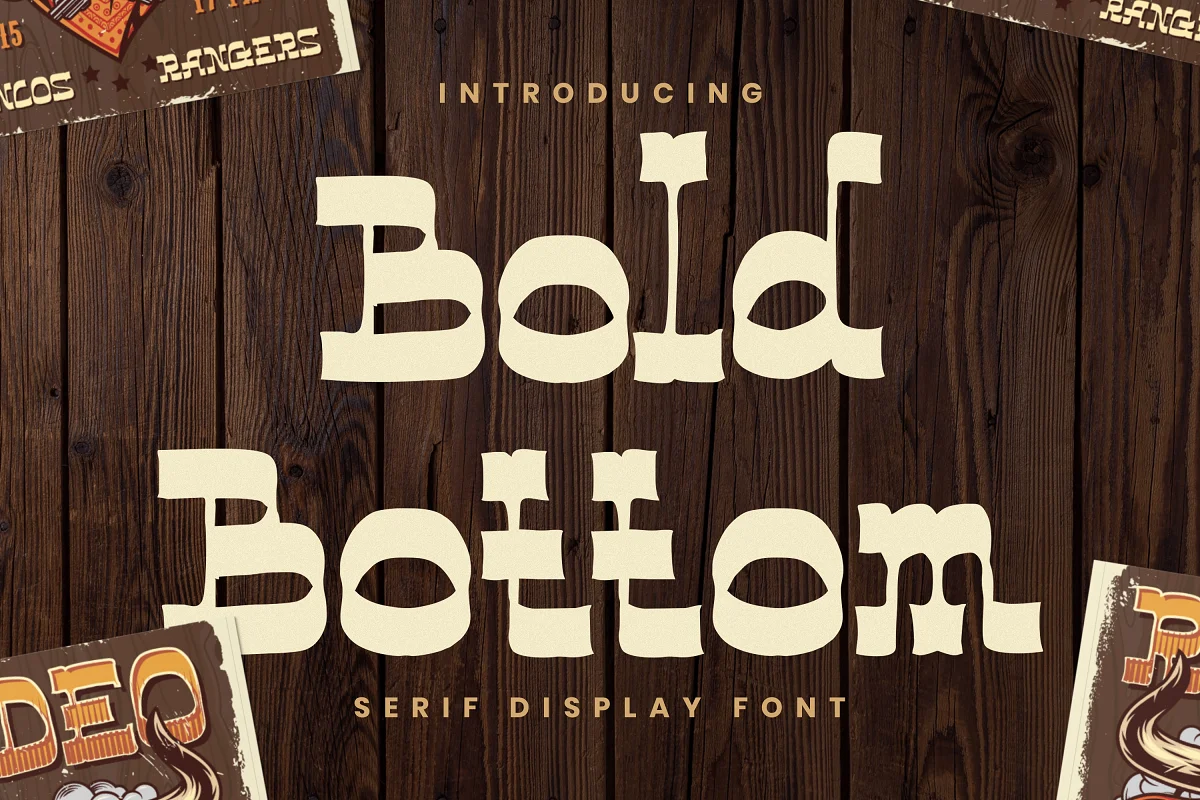 Bold Bottom Font