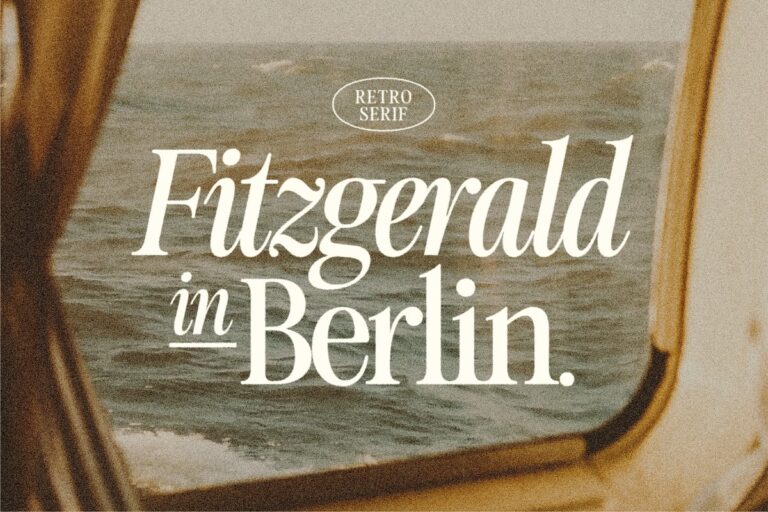 Fitzgerald Classic Retro Serif Font Family Free Download