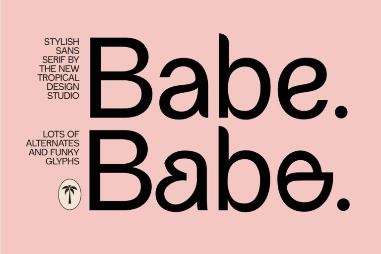 Babe Sans Serif Font Family Free Download