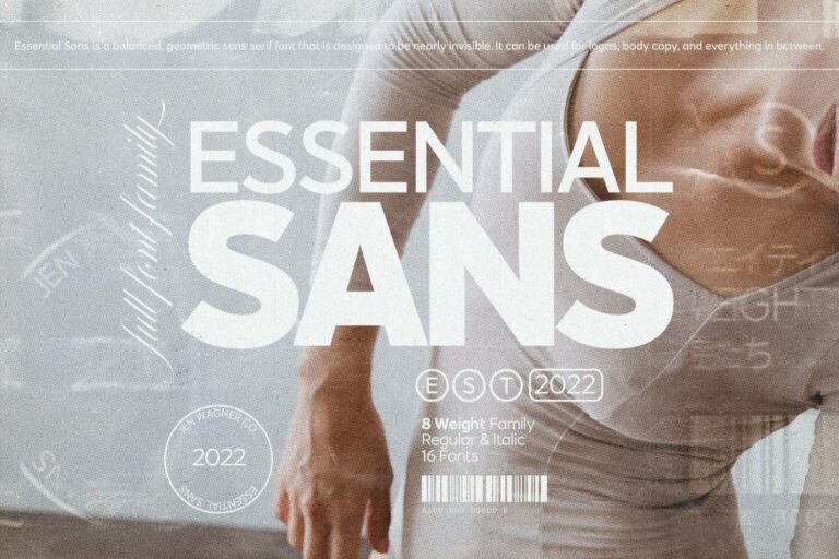 Essential Sans Typeface Font Family Free Download