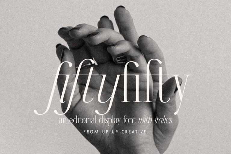 Fifty Fifty Serif with Italics Font Family Free Download