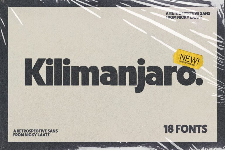 Kilimanjaro Sans Font Family Free Download