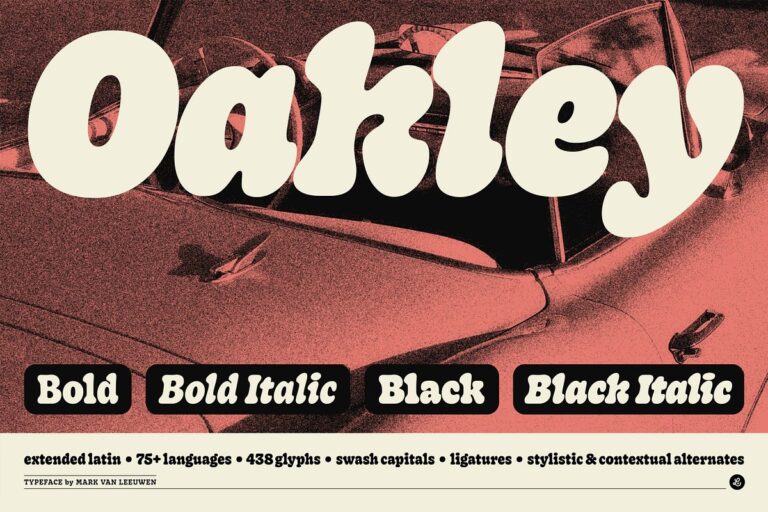 Oakley Typeface Font Family Free Download