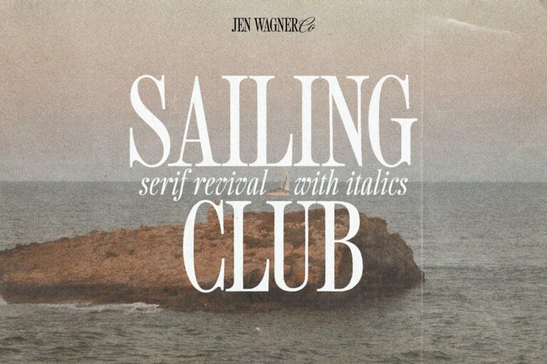 Sailing Club Nostalgic Serif Font Family Free Download