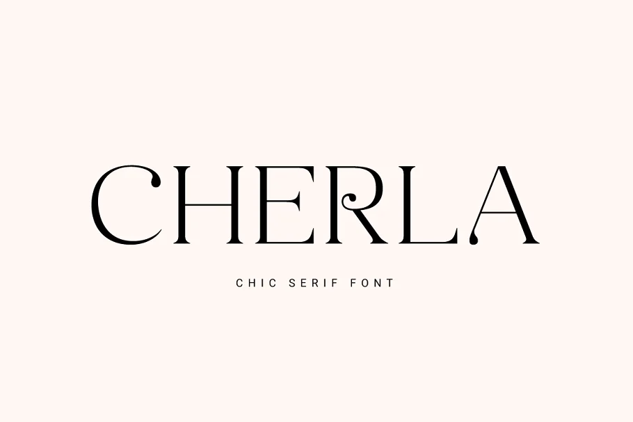 Cherla Chic Serif Font Family Free Download