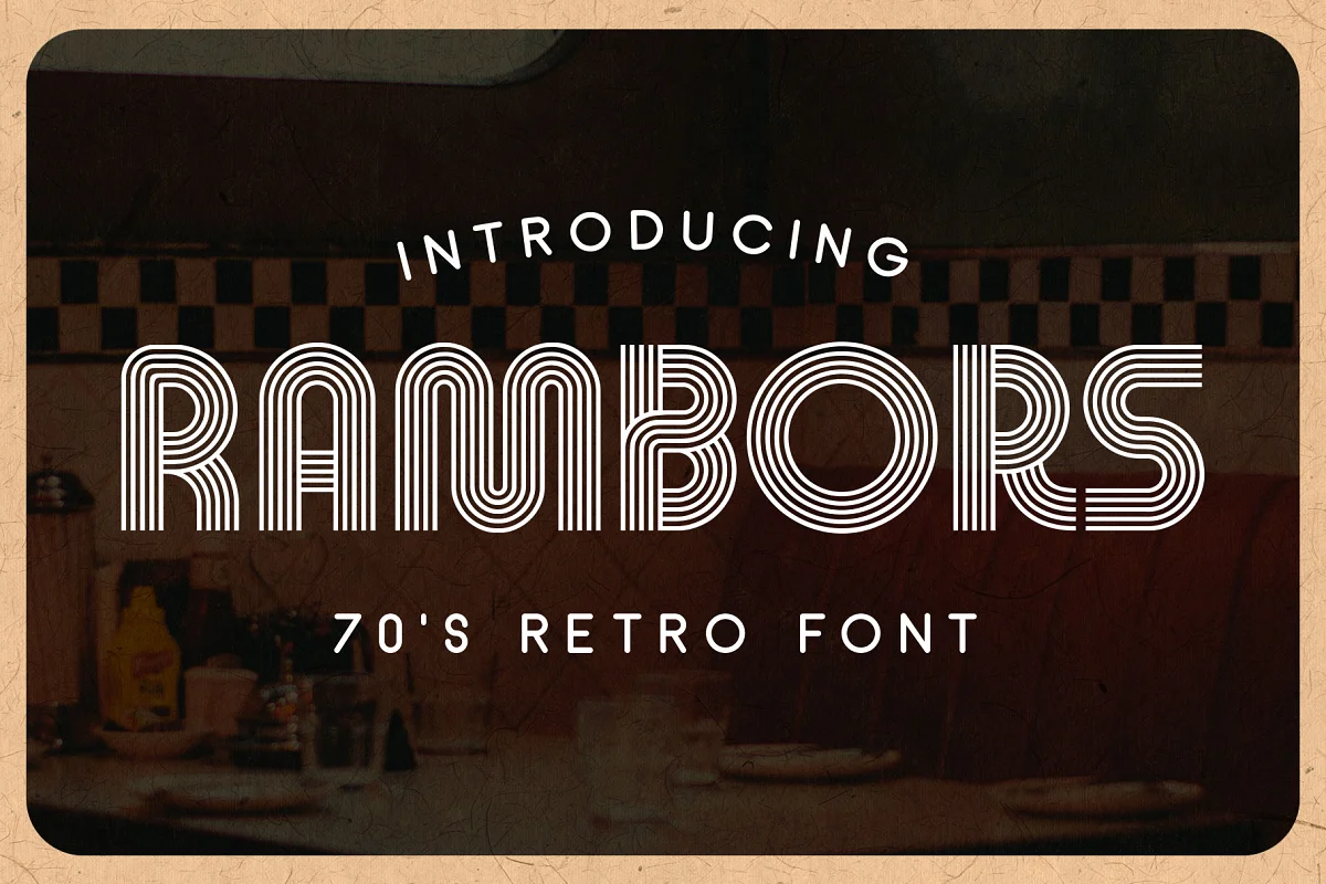 Rambors Retro Font Family Free Download