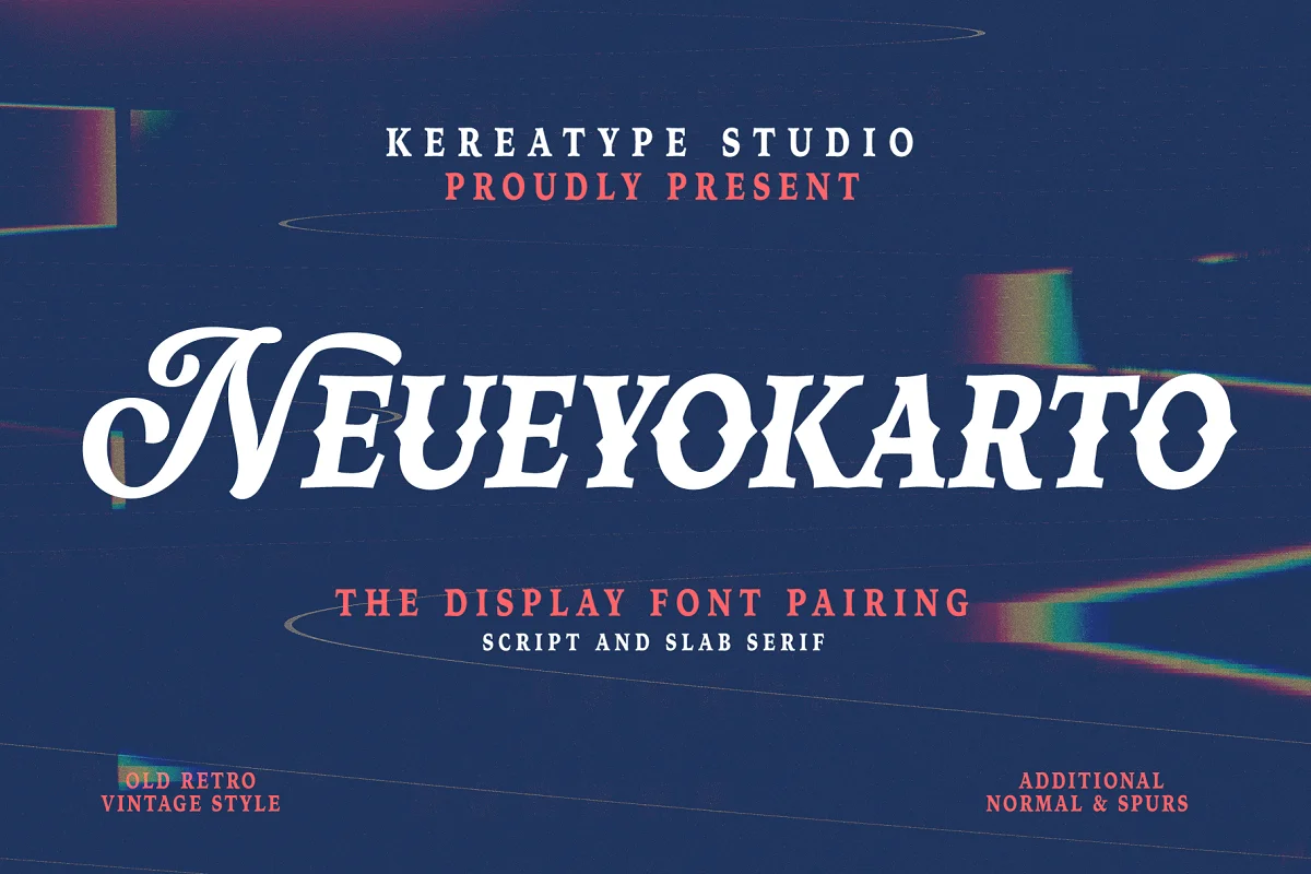 Neue Yokarto Vintage Pair Font Family Free Download
