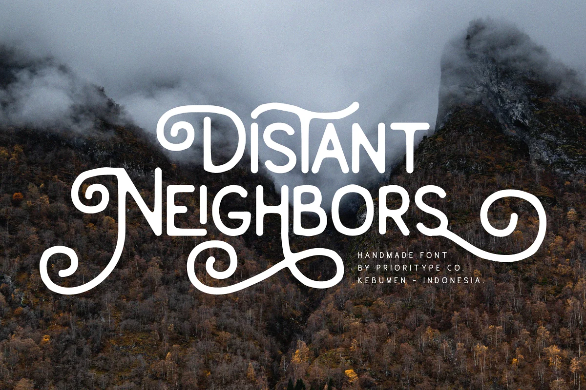 Distant Neighbors Font Family Free Download