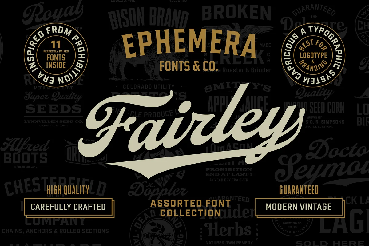 EFCO Fairley Bundle Font Family Free Download
