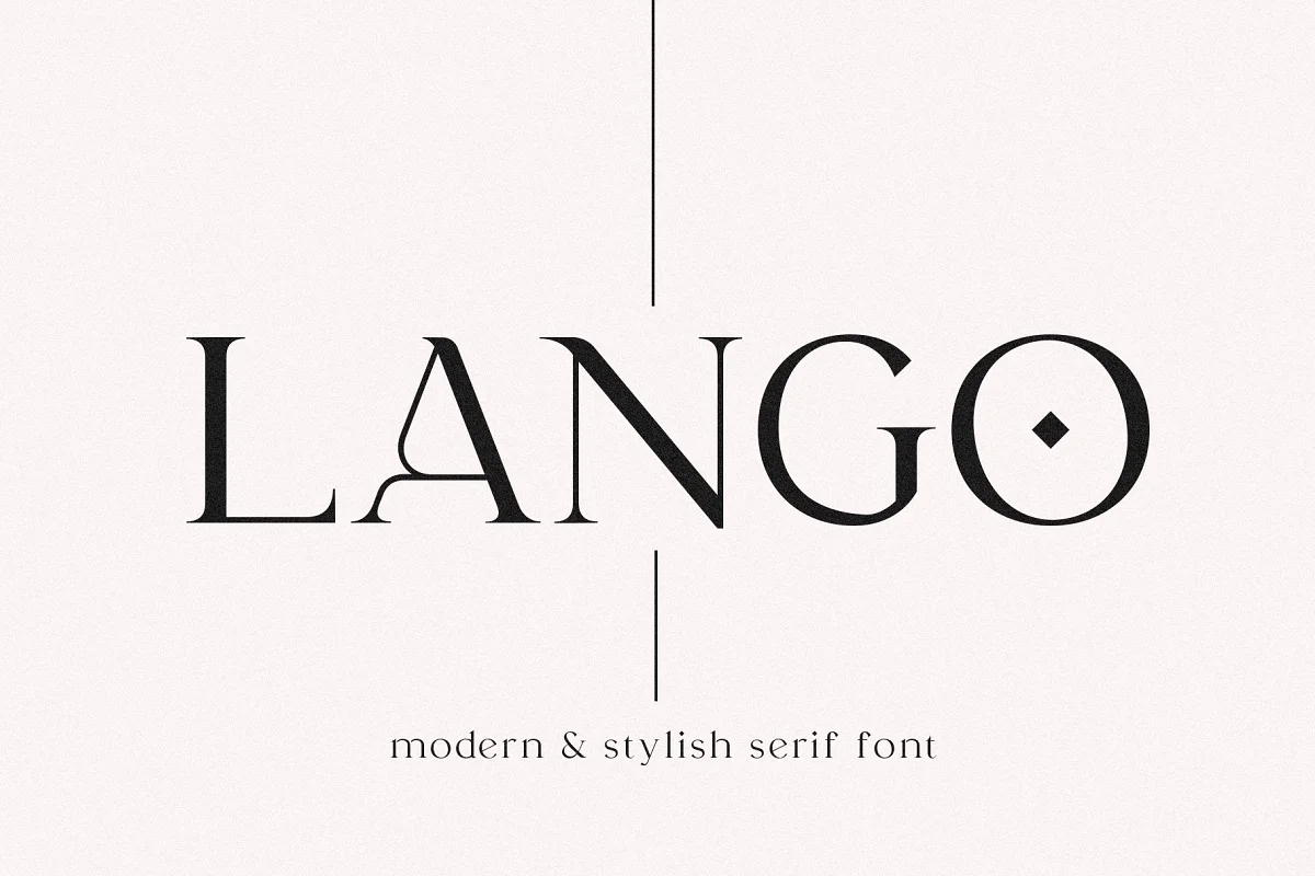 Lango Modern Serif Font Family Free Download