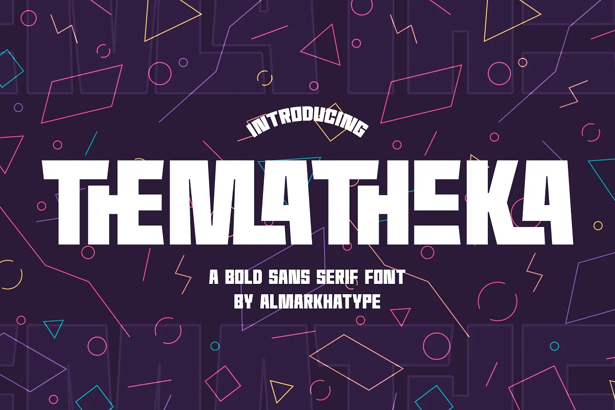 Thematheka Bold Display Sans Font Family Free Download