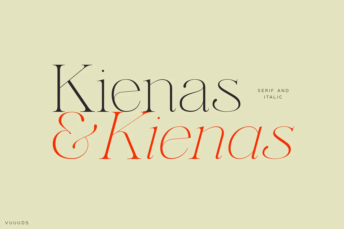 Kienas Font Family Free Download