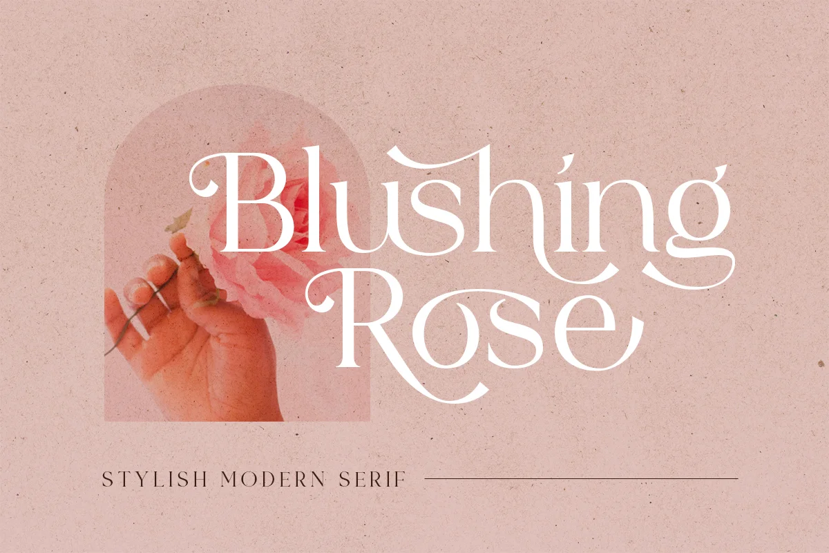 Blushing Rose Stylish Modern Serif Font Family Free Download