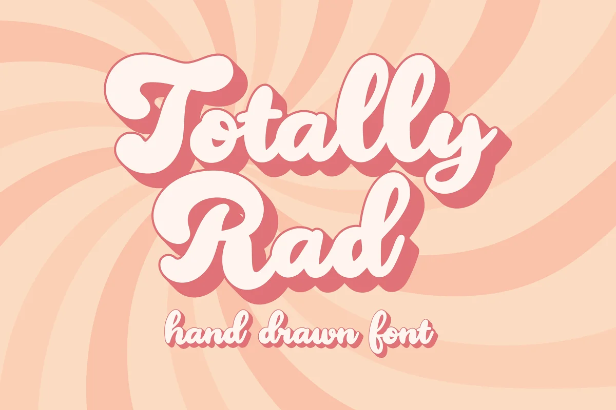 Totally Rad Retro Font Family Free Download