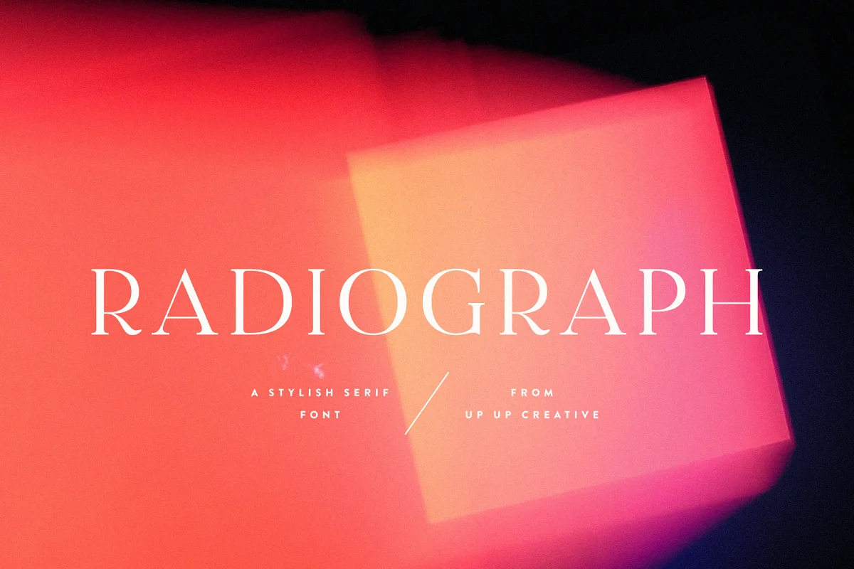 Radiograph A Serif Font Family Free Download