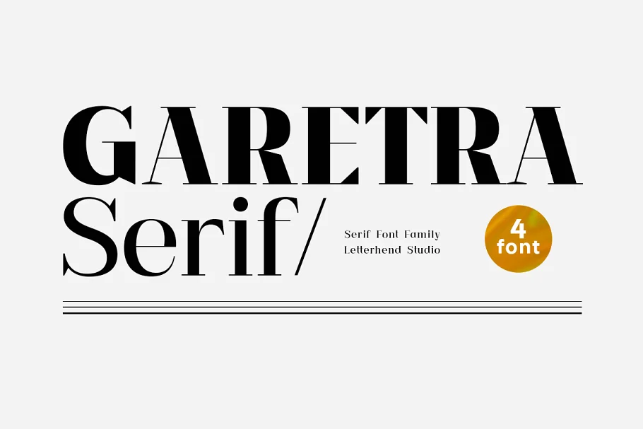 Garetra Serif Family Font Family Free Download
