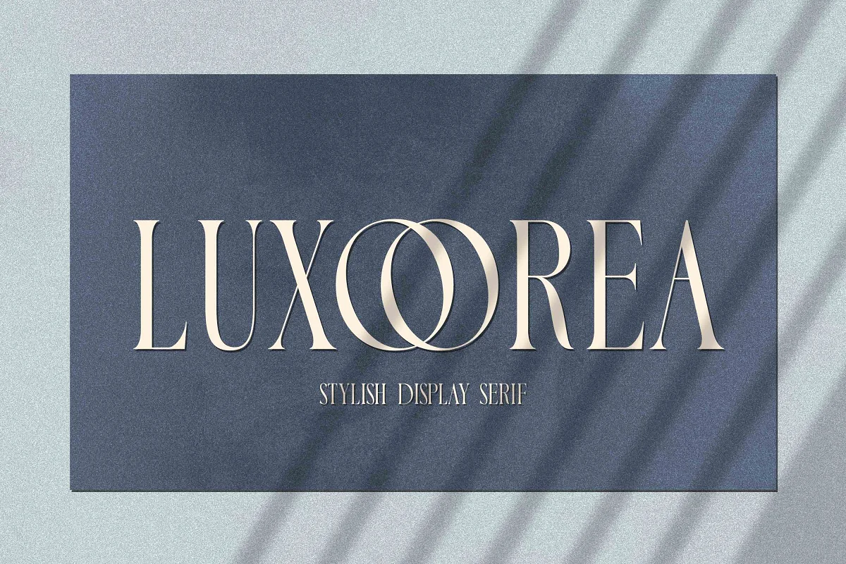Luxoorea Stylish Display Serif Font Family Free Download