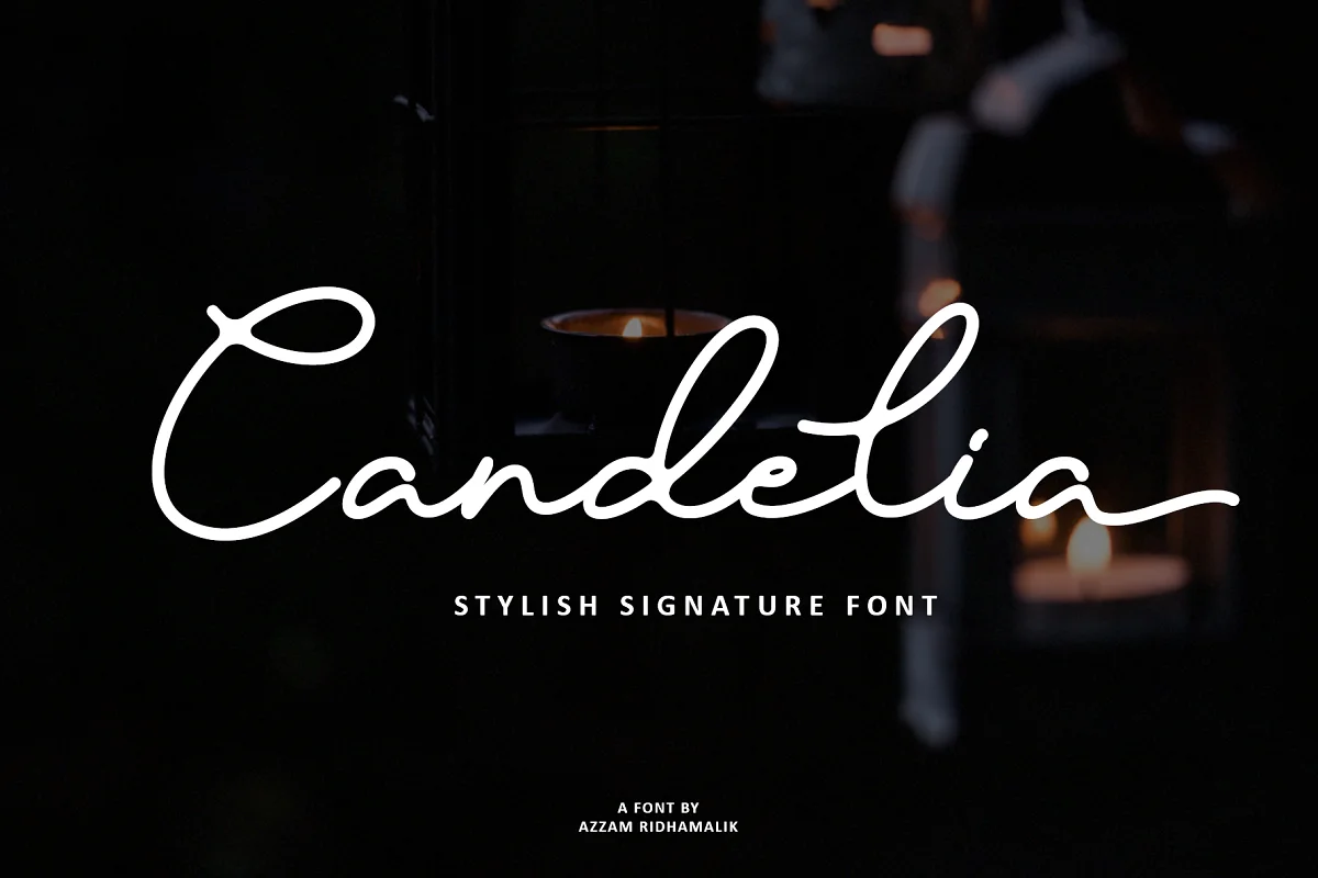 Candelia Stylish Signature Font Family Free Download