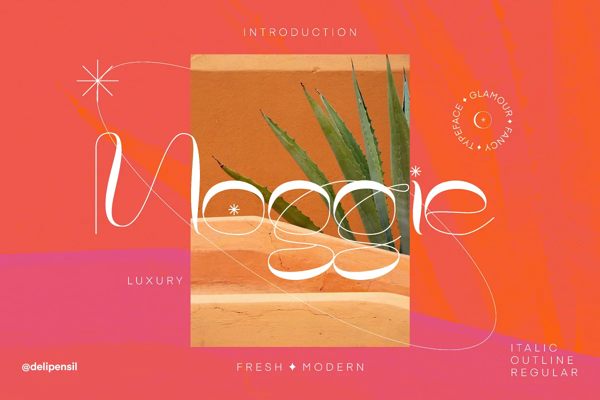 Moggie Fresh Modern Typeface Font Family Free Download
