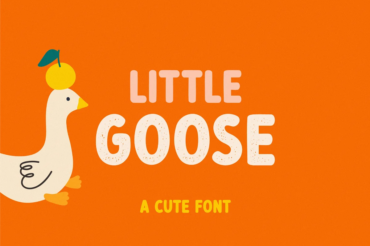 Little goose Cute Font Family Free Download