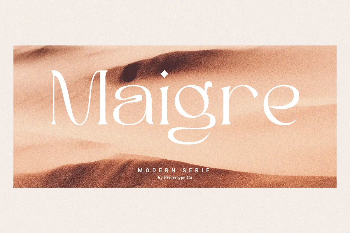 Maigre Modern Serif Font Family Free Download