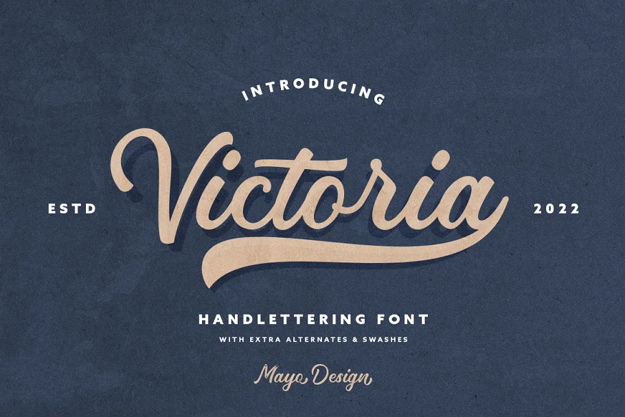 Victoria Handlettering Font Family Free Download
