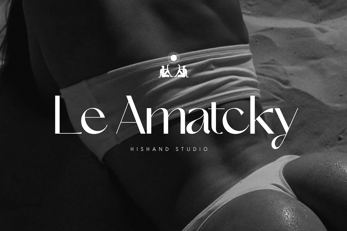 Le Amatcky Elegant Sans Serif Font Family Free Download