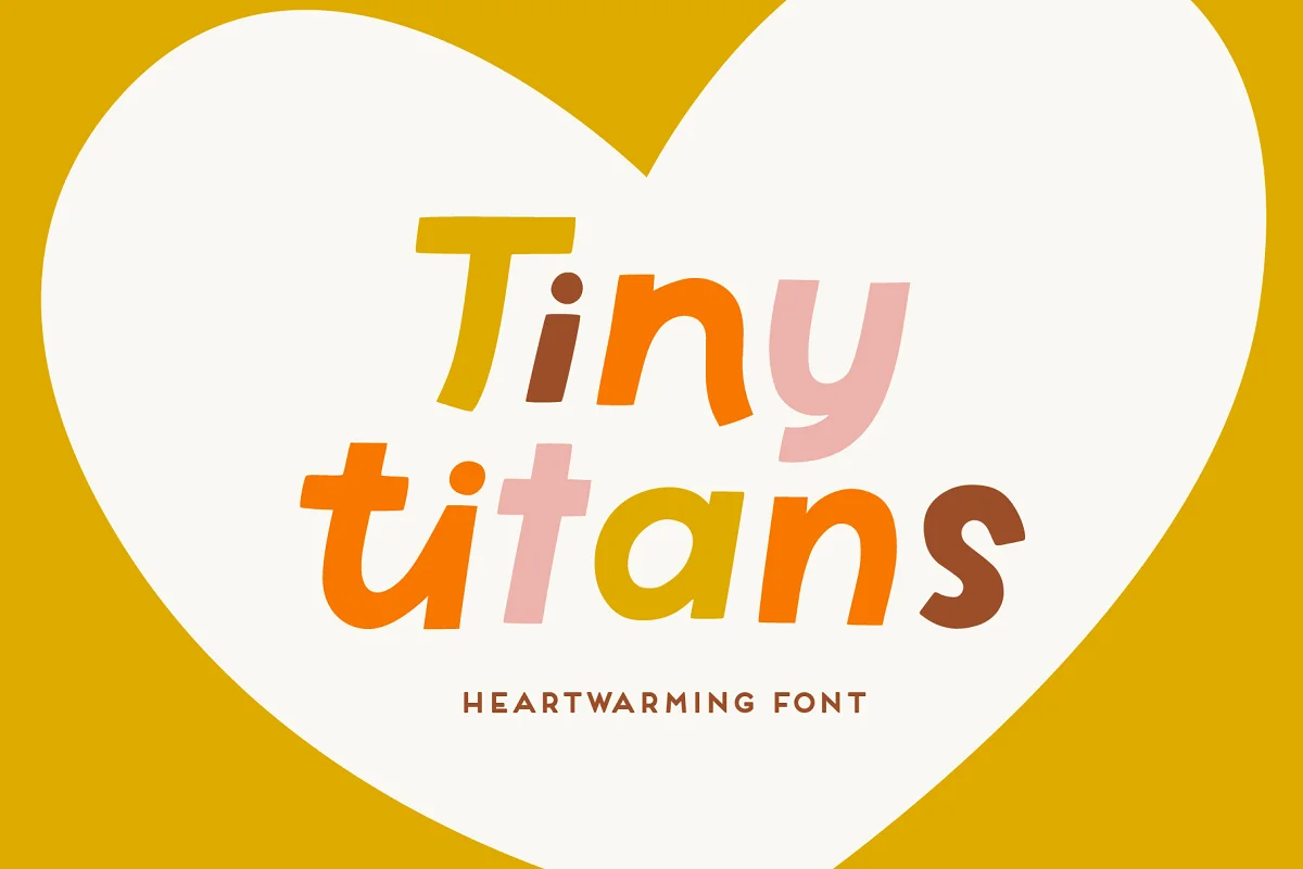 Tiny Titans Display Font Family Free Download