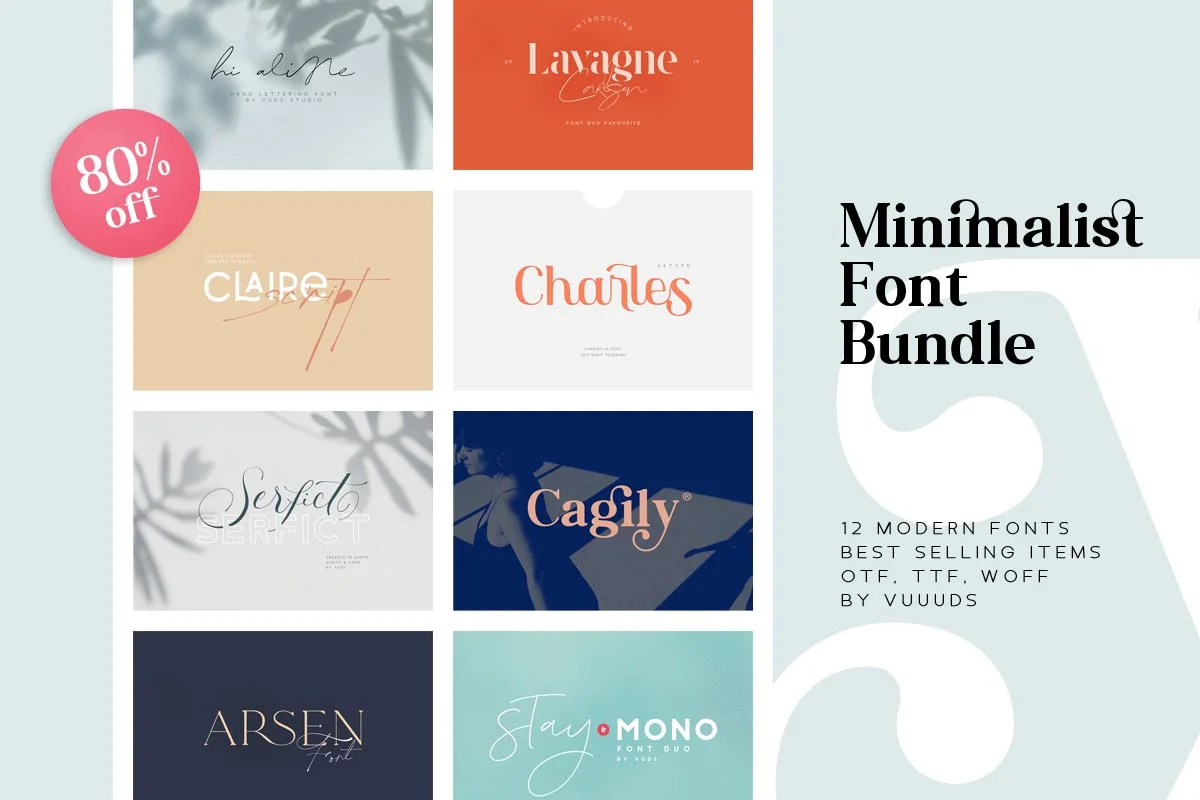 Minimalist Bundle Font Family Free Download
