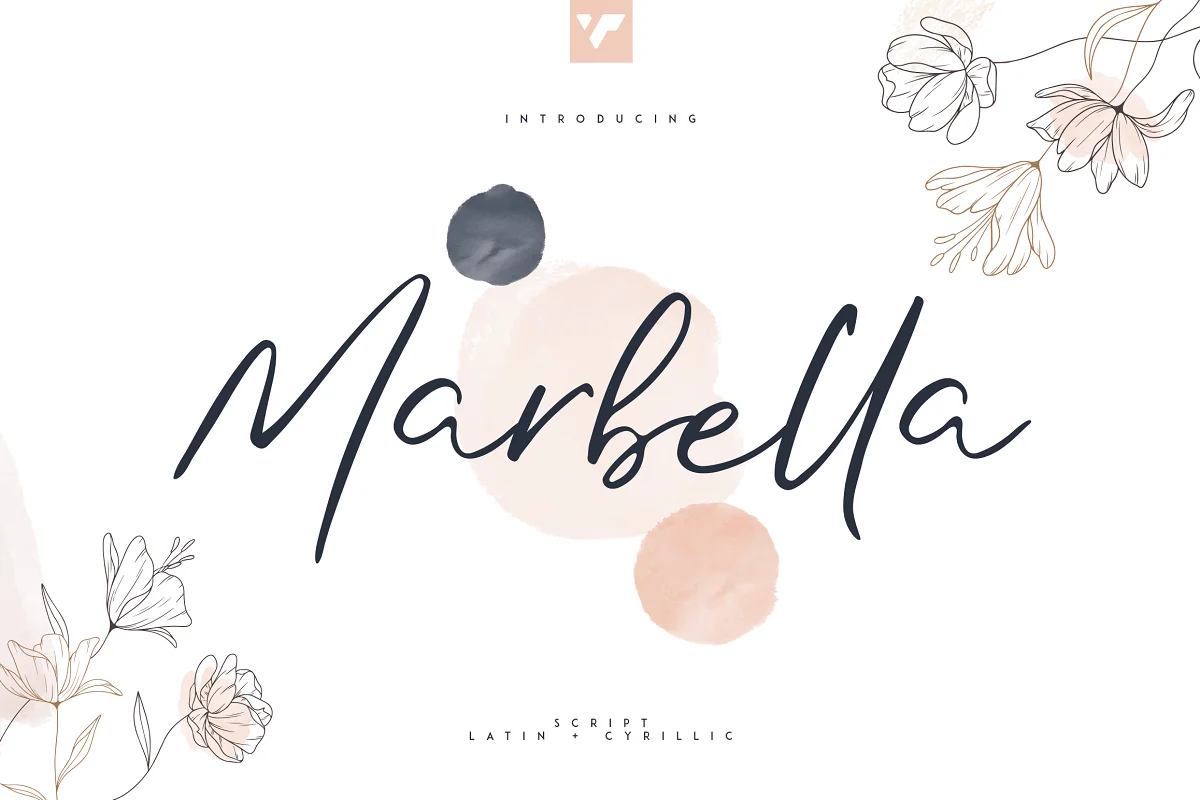 Marbella Script weights Font Family Free Download
