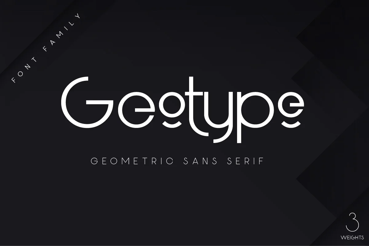 Geotype Font Family Free Download