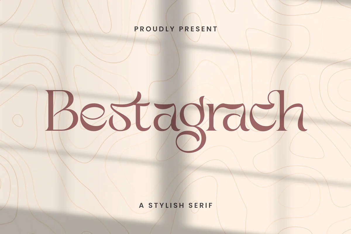 Bestagrach Unique Ligatures Serif Font Family Free Download