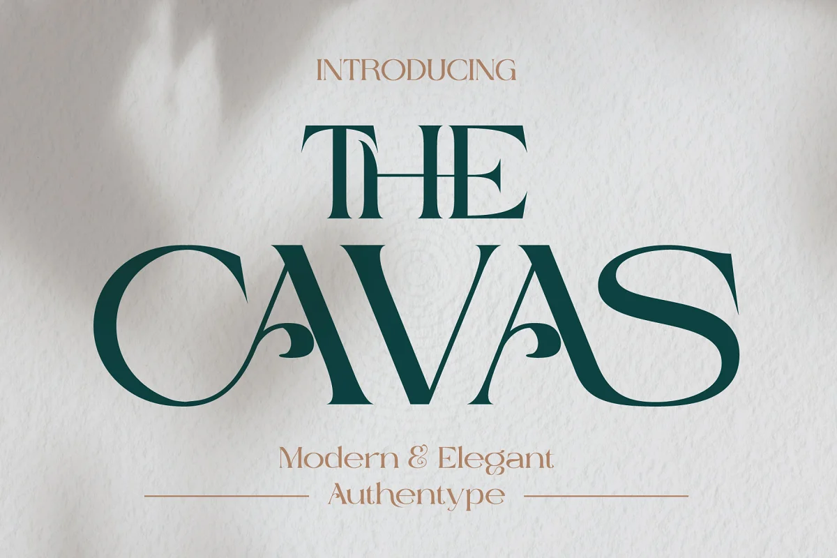 Cavas modern elegant Font Family Free Download