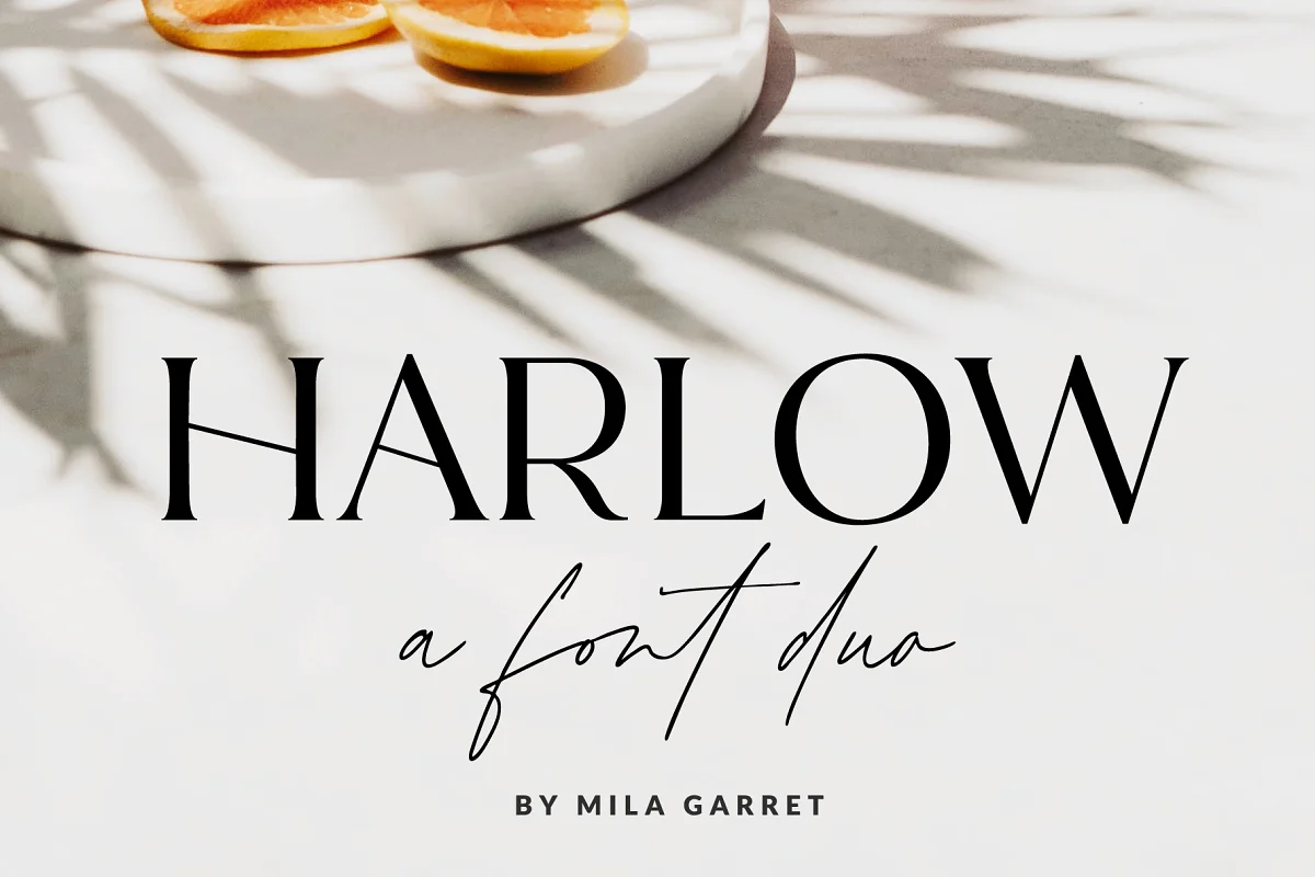 Harlow Serif Script Modern Duo Font Family Free Download