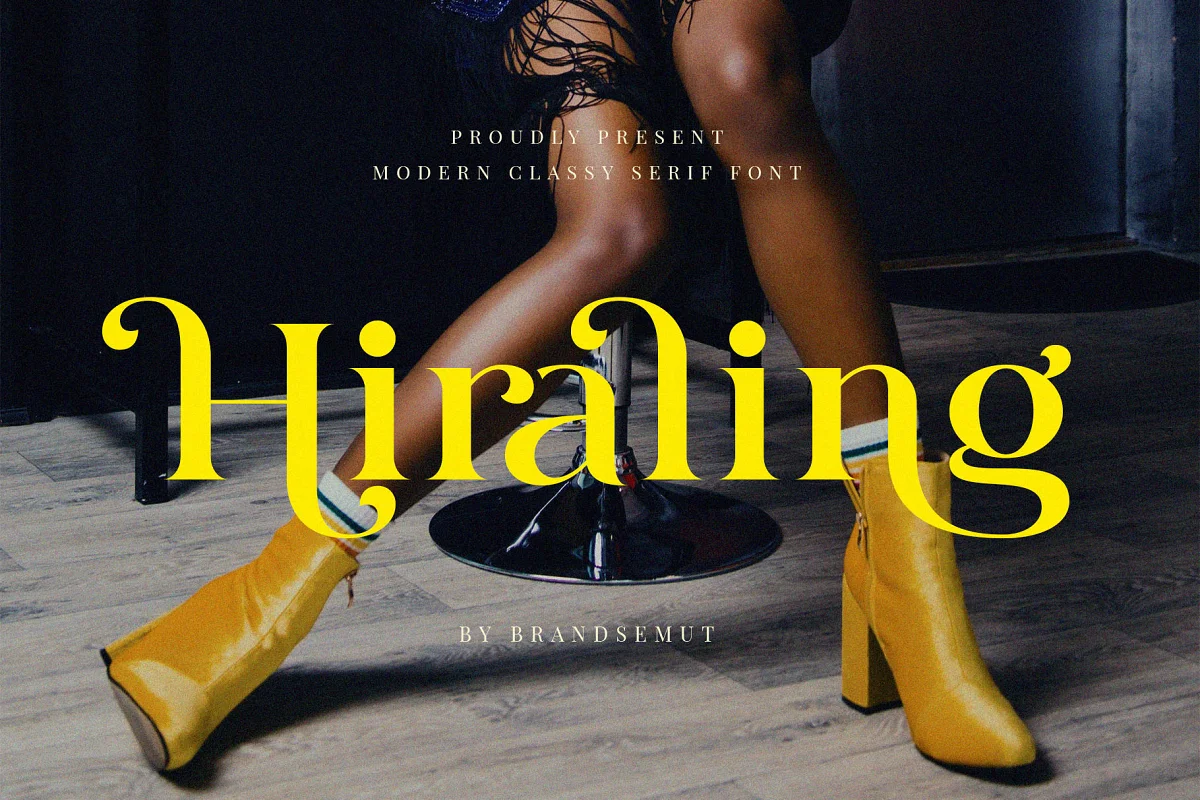 Hiraling Modern Classy Serif Font Family Free Download