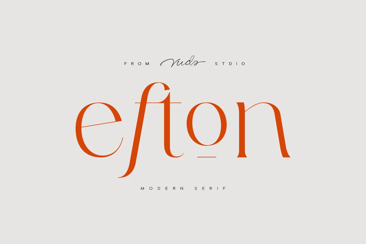Efton Serif Font Family Free Download