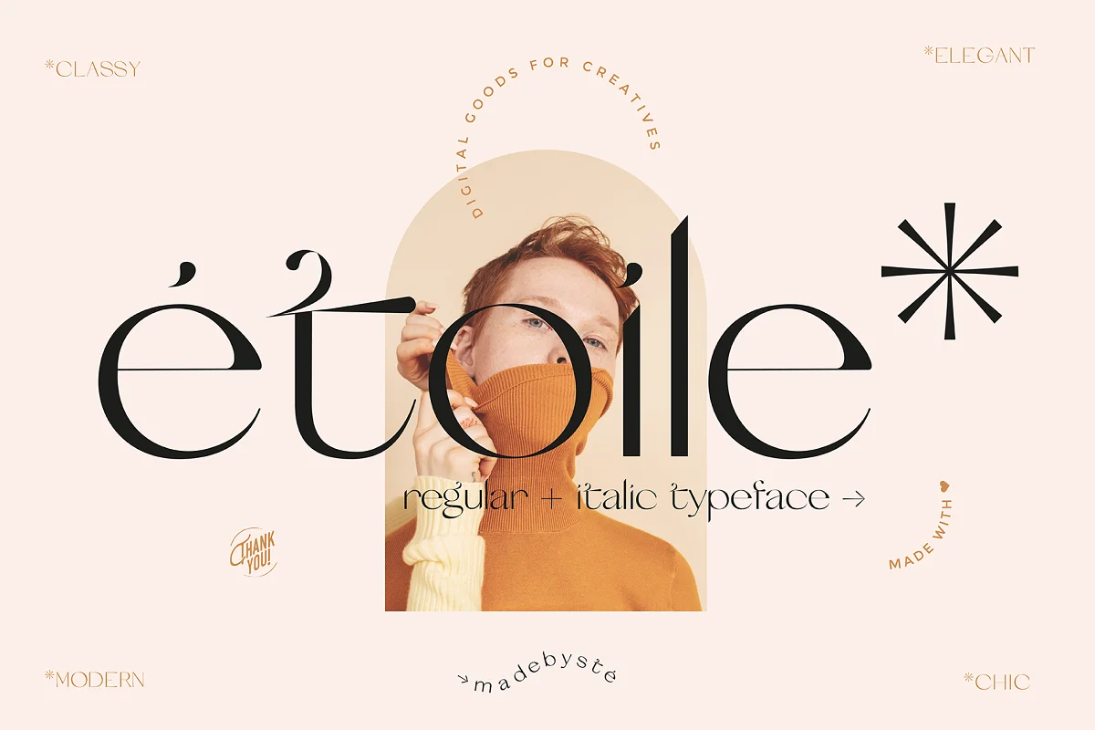 ETOILE MODERN REGULAR ITALIC Font Family Free Download