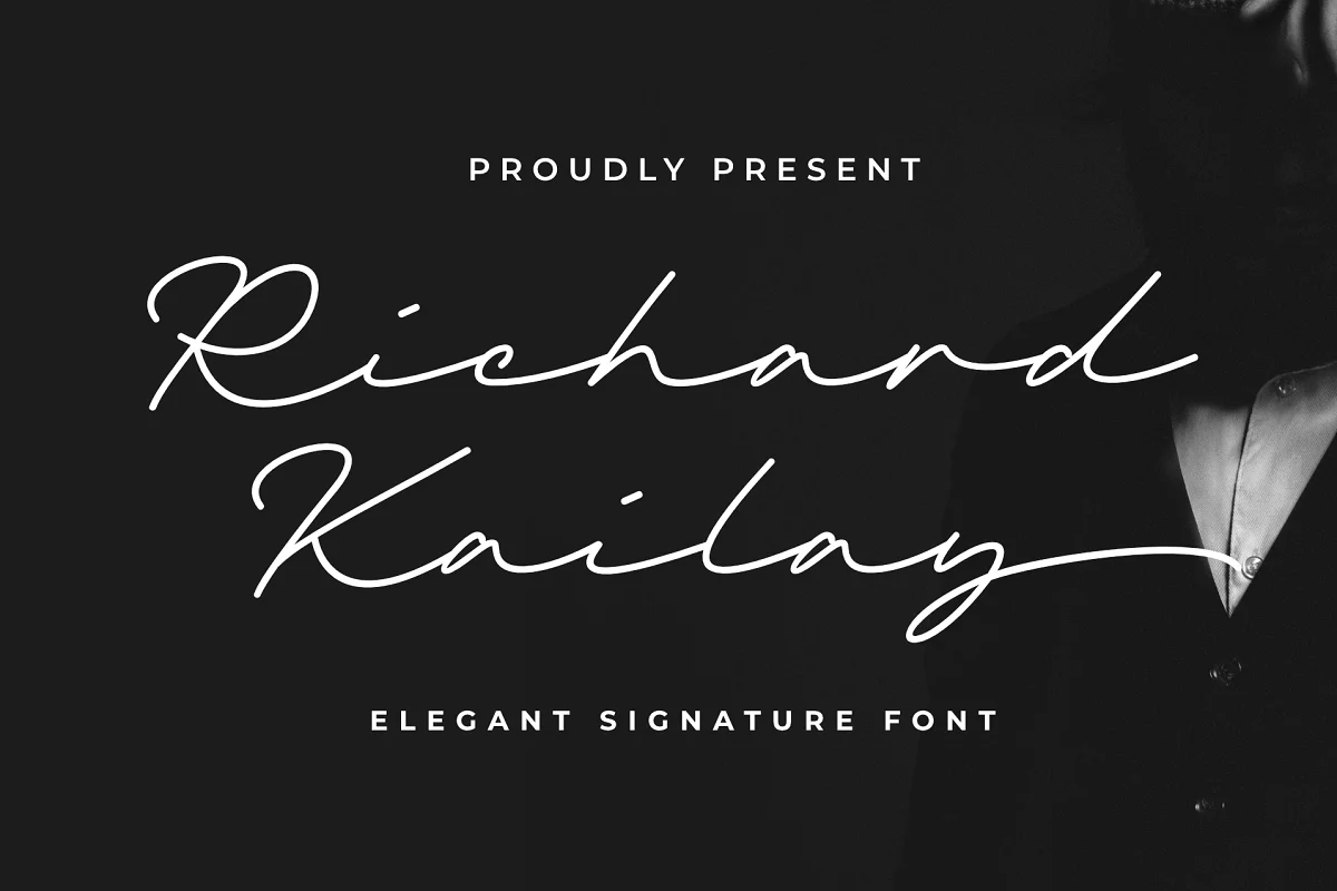 Richard Kailay Elegant Signature Font Family Free Download
