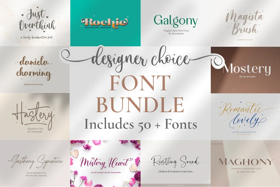 Designer Choice Bundle Font Family Free Download