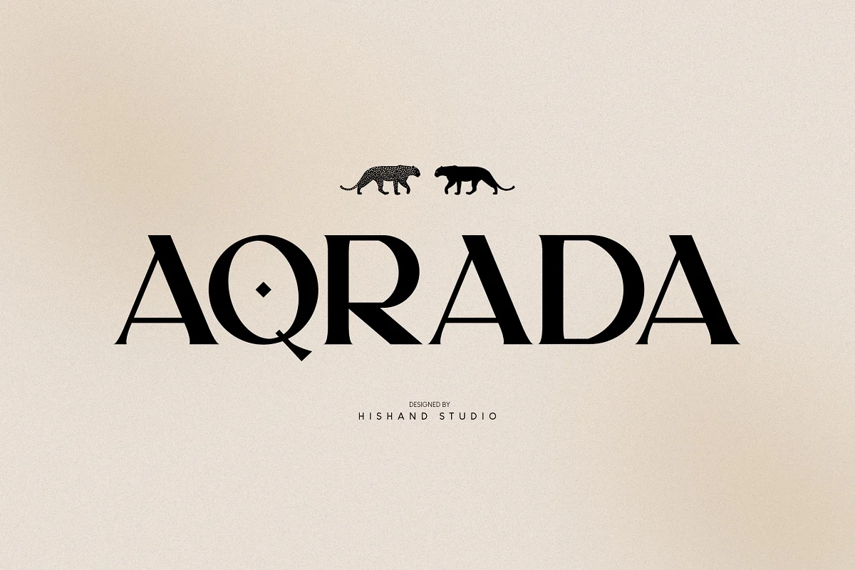 AQRADA Display Font Family Free Download