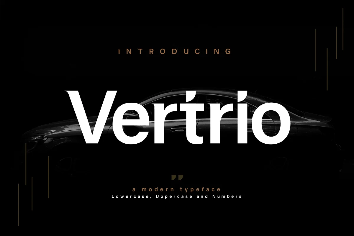 Vertrio Font Family Free Download