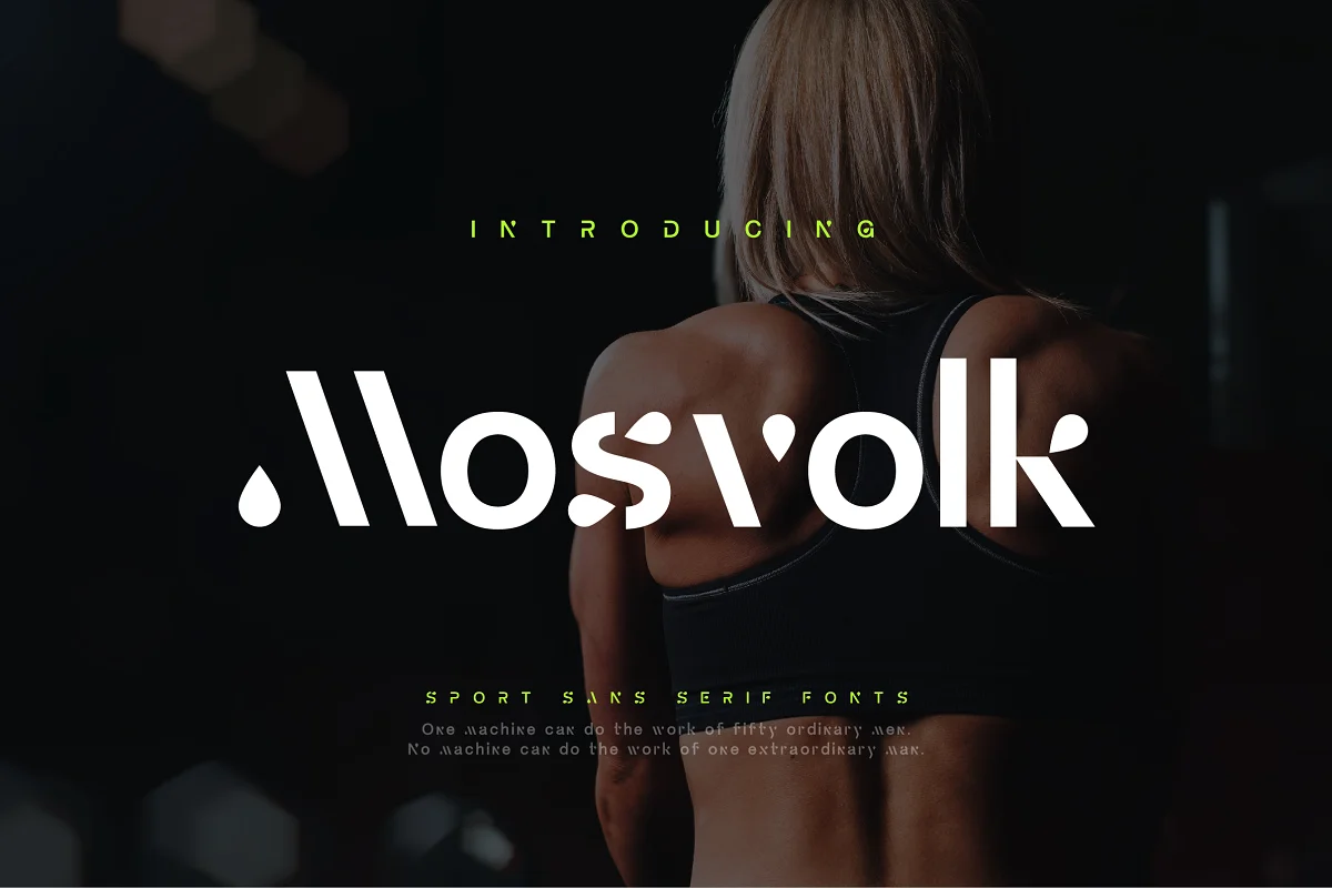 Mosvolk Font Family Free Download