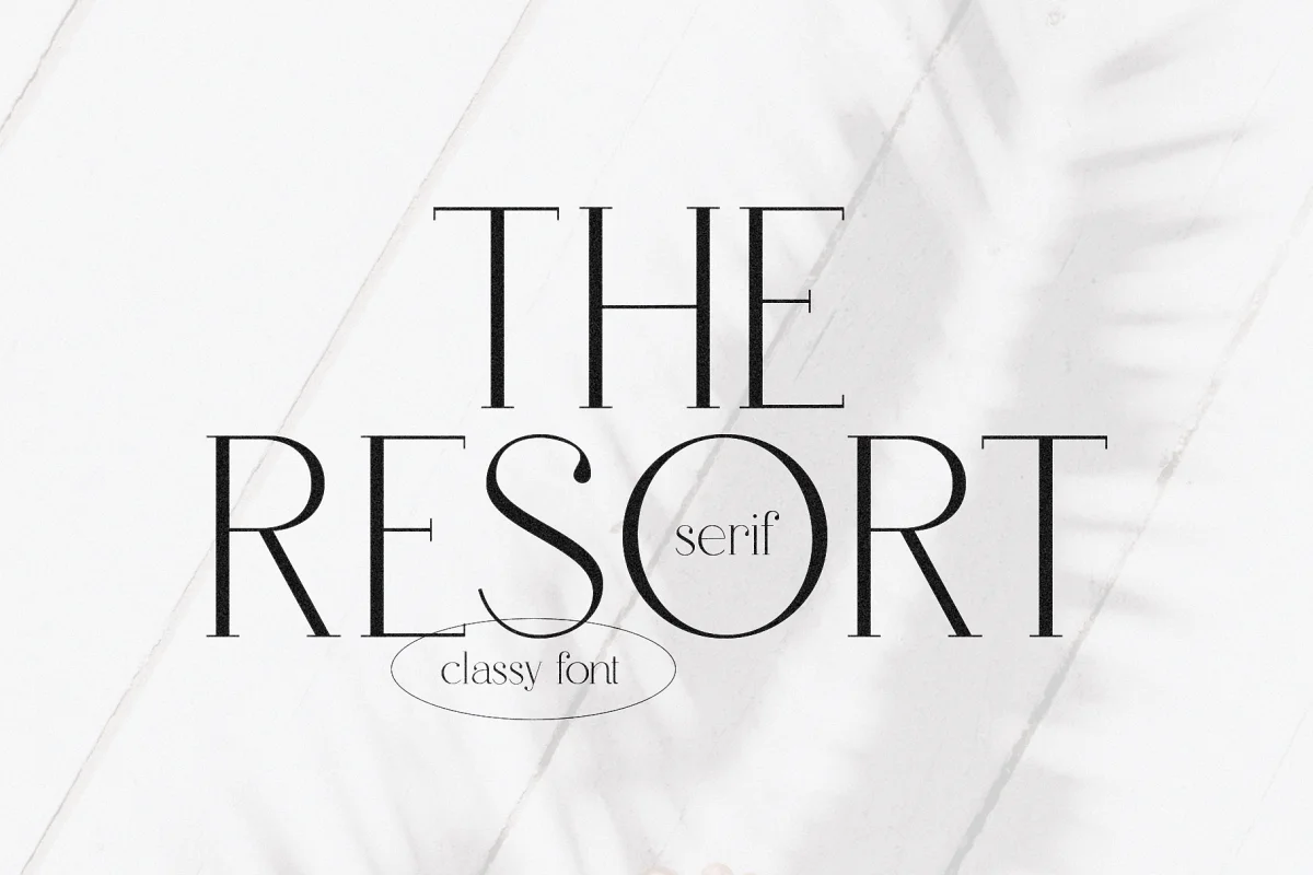 The Resort Serif Font Family Free Download