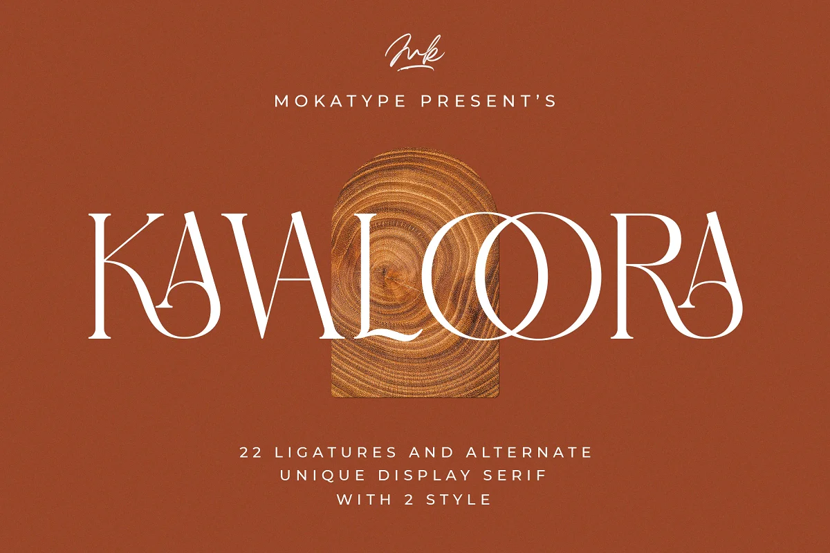 Kavaloora Stylish Ligatures Font Family Free Download