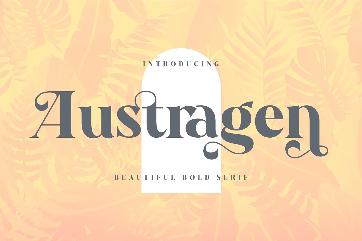 Austragen Beautiful Bold Serif Font Family Free Download