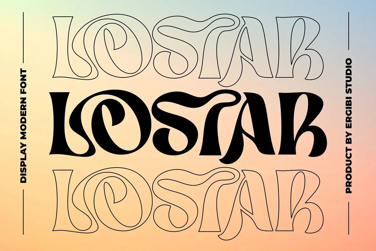Lostar Display Modern Font Family Free Download